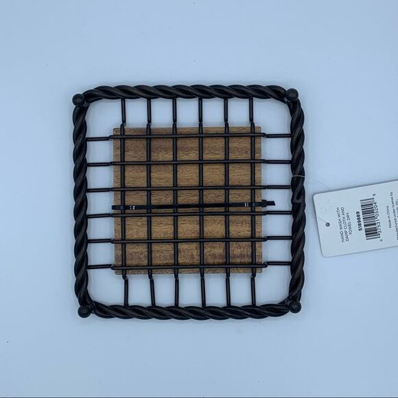 Sabatier Stained Hard Wood Trivet - Picture 8 of 8